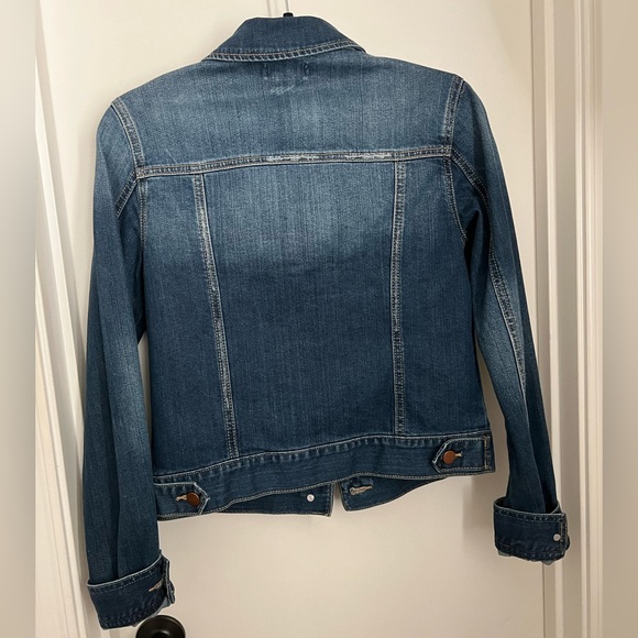 EUC Wrangler Patchwork Traveler Jean Jacket Size Medium - Picture 8 of 10